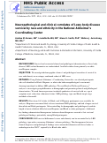 Cover page: Neuropathological and Clinical Correlates of Lewy Body Disease Survival by Race and Ethnicity in the National Alzheimer’s Coordinating Center